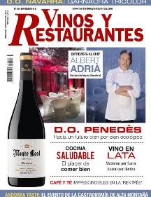 Vinos y Restaurantes septiembre 2022